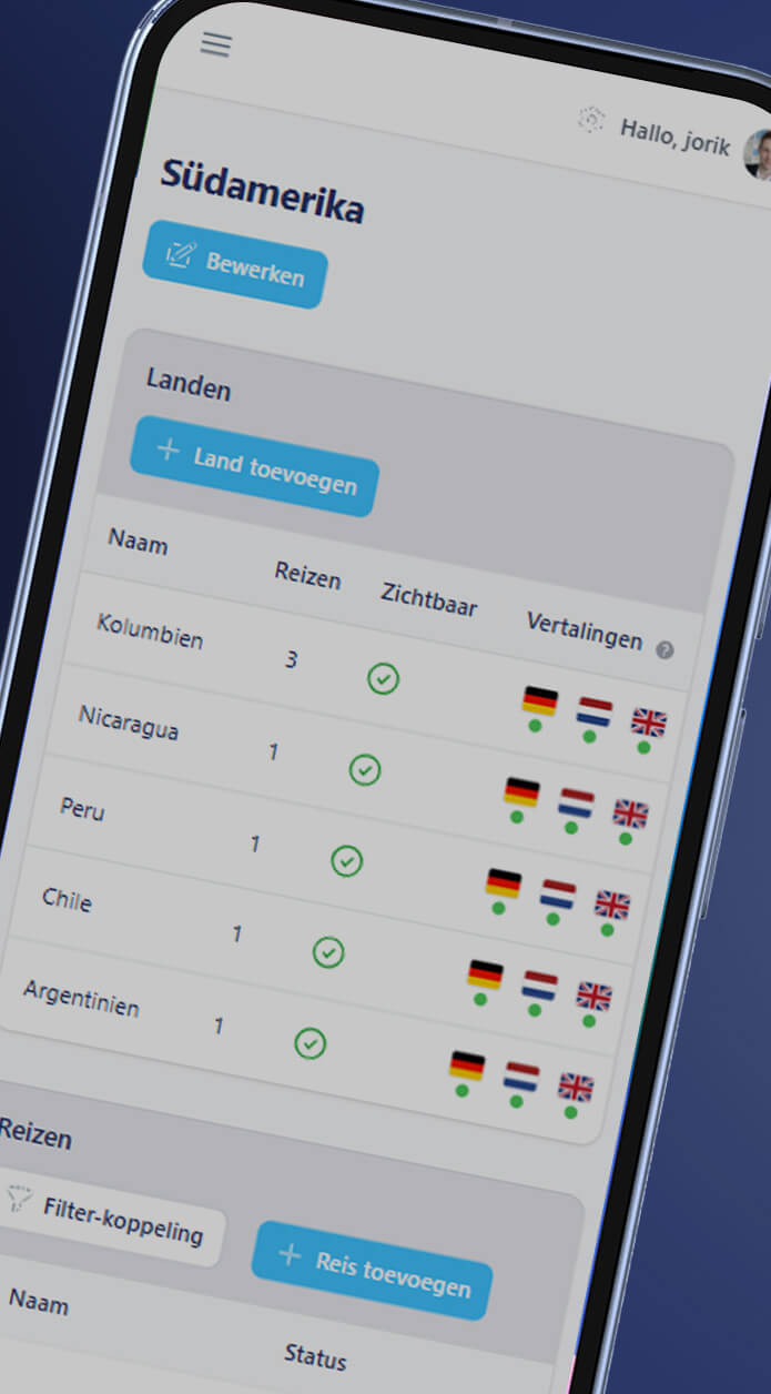 TravelT reizen beheer